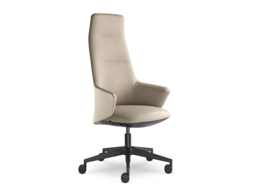 MELODY DESIGN 796-FR F40-N1 - High-back swivel executive chair with 5-spoke base by LD Seating - view 2